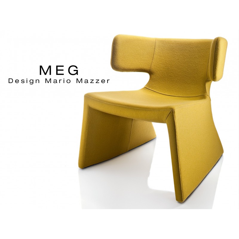 Fauteuil design pour salle d'attente MEG assise et dossier Fauteuil design pour salle d'attente MEG assise et dossier