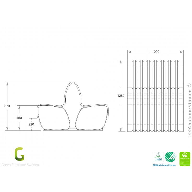 Banc Tv Bois Metal : Banc Dos à Dos Nova Double Module Droit Assise Bois Structure Métal Banc Tv Bois Metal : Banc Dos à Dos Nova Double Module Droit Assise Bois Structure Métal