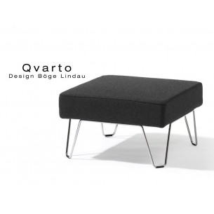 QVARTO canapé tabouret modulable pour salle d'attente, couleur Andaman.