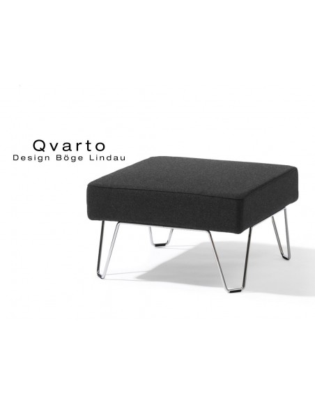 QVARTO canapé tabouret modulable pour salle d'attente, couleur Andaman.