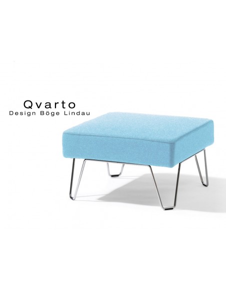 QVARTO canapé tabouret modulable pour salle d'attente, couleur Arecibo.