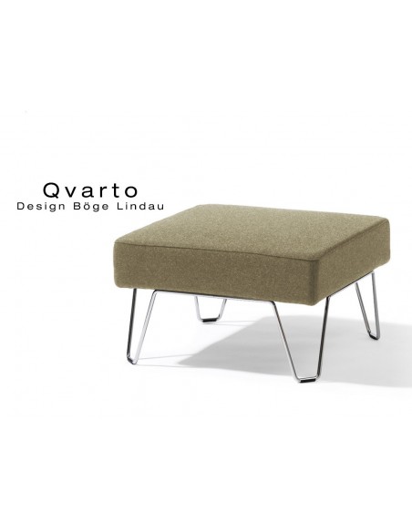 QVARTO canapé tabouret modulable pour salle d'attente, couleur Krabi.