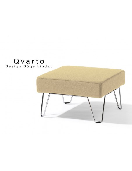 QVARTO canapé tabouret modulable pour salle d'attente, couleur Manado.