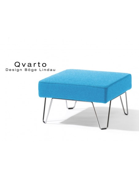 QVARTO canapé tabouret modulable pour salle d'attente, couleur Parasol.