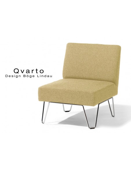 QVARTO canapé modulable ou fauteuil habillage gamme CAMIRA, tissu Xtrème couleur Manado.