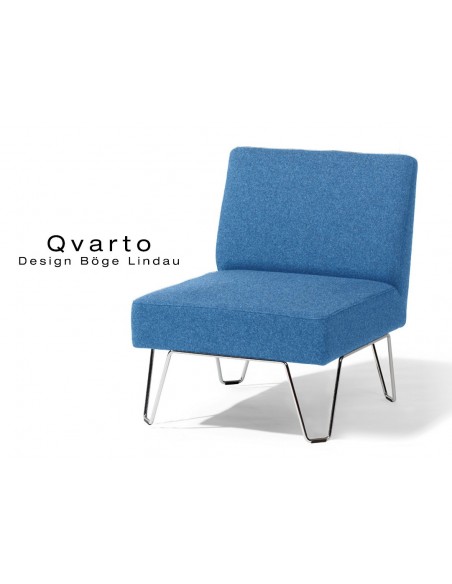 QVARTO canapé modulable ou fauteuil habillage gamme CAMIRA, tissu Xtrème couleur Martinique.