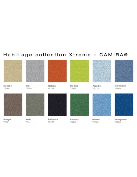 QVARTO canapé d'angle 6 modulables, gamme CAMIRA - Tissu Xtrème couleur au choix.