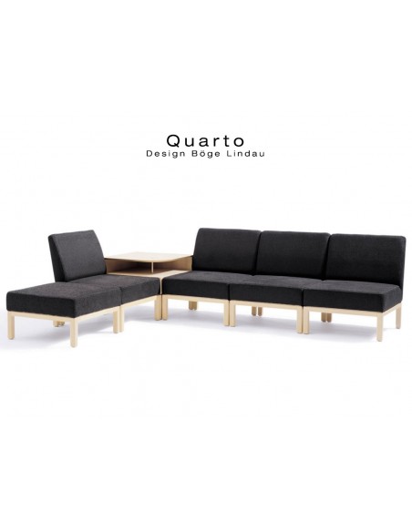 QVARTO corner table basse et canapé modulable design