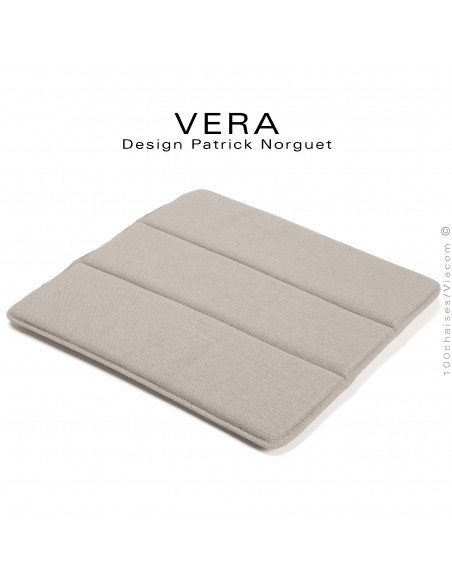 Coussin d'assise confort couleur argile.