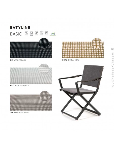 Gamme tissu type Batyline, Texplat.