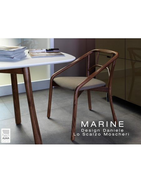 MARINE table rectangulaire piétement 4 pieds pour salle à manger