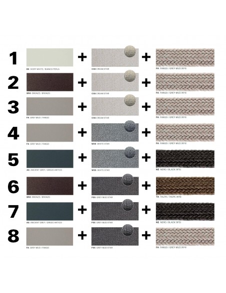 Nous proposons une palette de finitions, et nous pouvons réaliser d'autres assemblages sur demande.