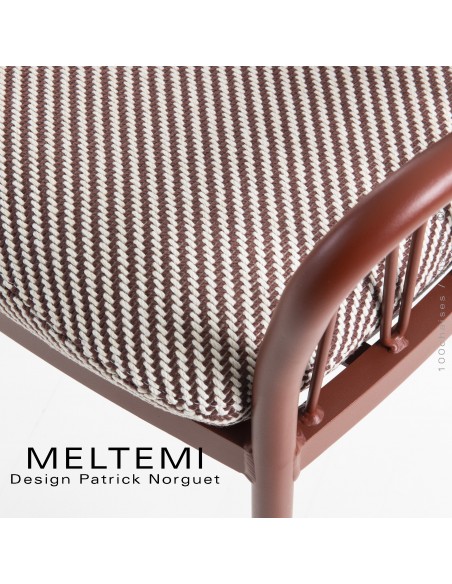 Délais tissu Double BROWNIE, hydrofuge, déhoussable.