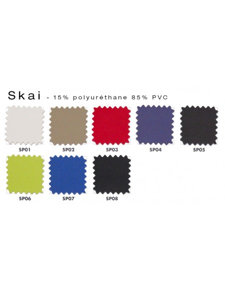X-WOOD gamme habillage "Skai" couleur au choix, sur commande, quantité minimum.
