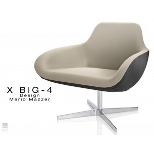 X BIG-4 fauteuil - Habillage tissu assise "Crep" - TE40