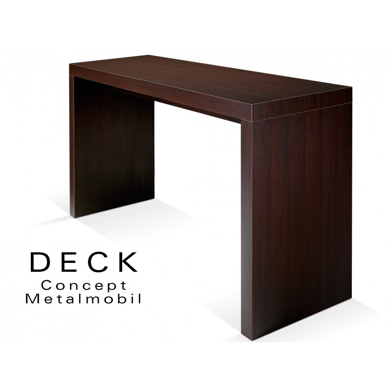 Console ou table d'appoint DECK ou mange-debout, en bois