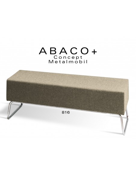 ABACO+ 816 - Banquette d'appoint ou simple module, couleur beige.