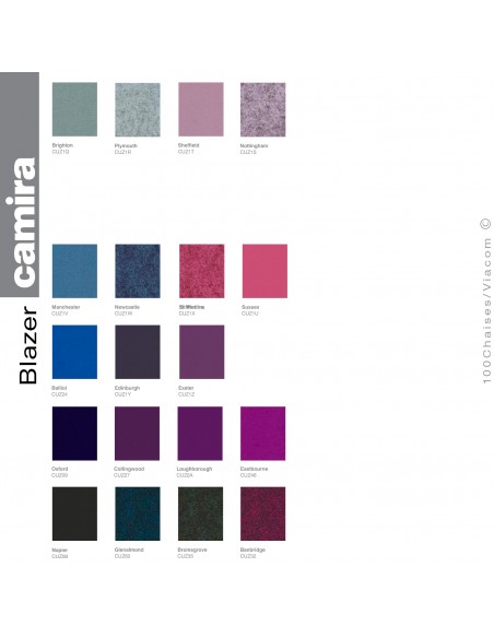 Collection tissu BLAZER, du fabricant CAMIRA, 100% laine type feutre couleur au choix