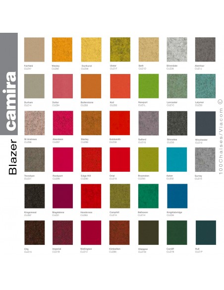 Collection tissu BLAZER, du fabricant CAMIRA, 100% laine type feutre couleur au choix