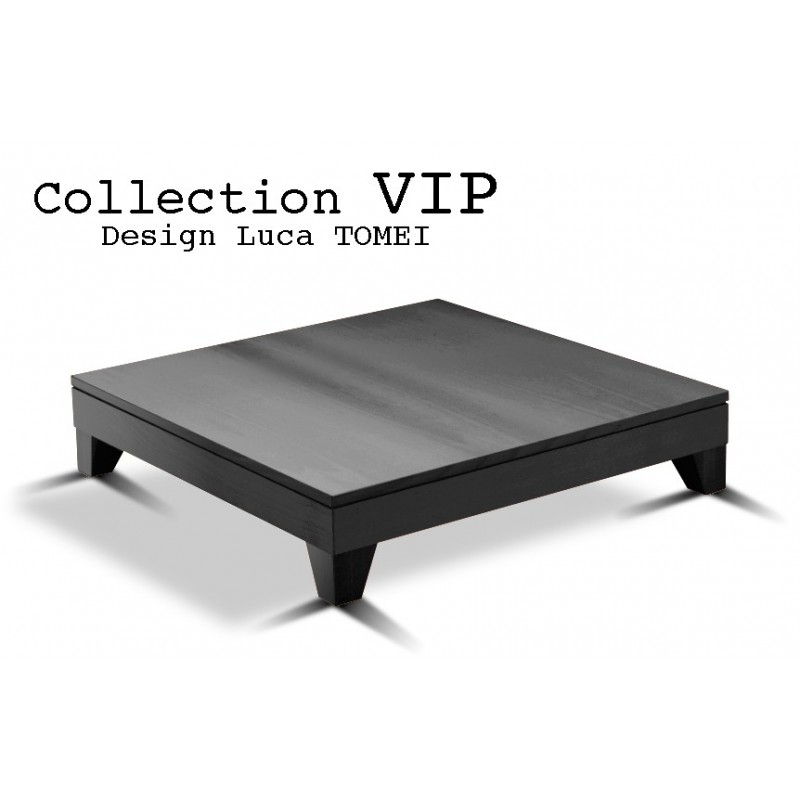VIP table basse carré finition effet lumière.