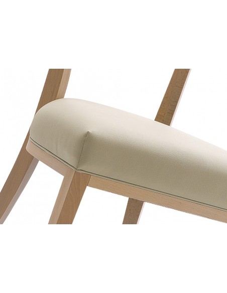 VICTORIA chaise finition tissu T1/310 (aspect cuir).