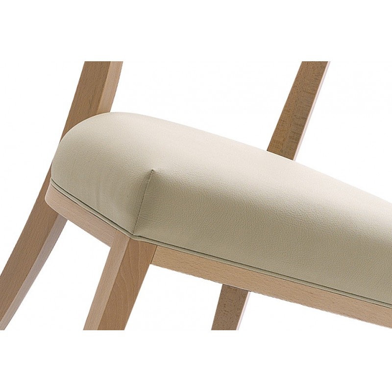VICTORIA chaise finition tissu T1/310 (aspect cuir).