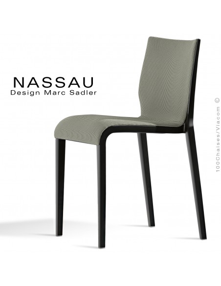 Gamme habillage tissu ou aspect cuir pour chaise NASSAU vos demandes à commandes@100chaises.fr