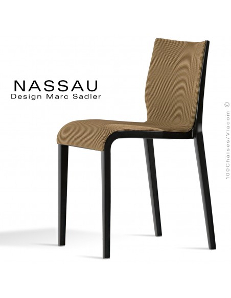Gamme habillage tissu ou aspect cuir pour chaise NASSAU vos demandes à commandes@100chaises.fr