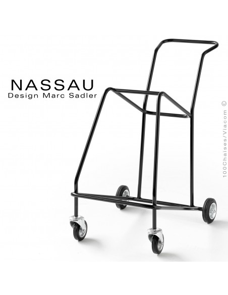 Chariot de manutention pour chaise NASSAU, surr demande à commandes@100chaises.fr