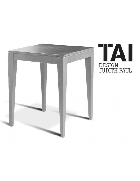TAI - Table d'appoint carré, finition couleur RAL au choix.