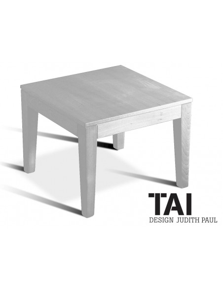 TAI - Table base de salon, finition bois peinture RAL au choix.