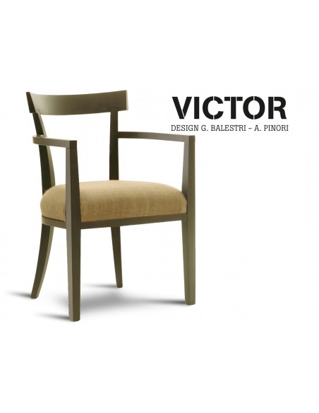 VICTOR finition sablé, habillage toile de jute beige 516