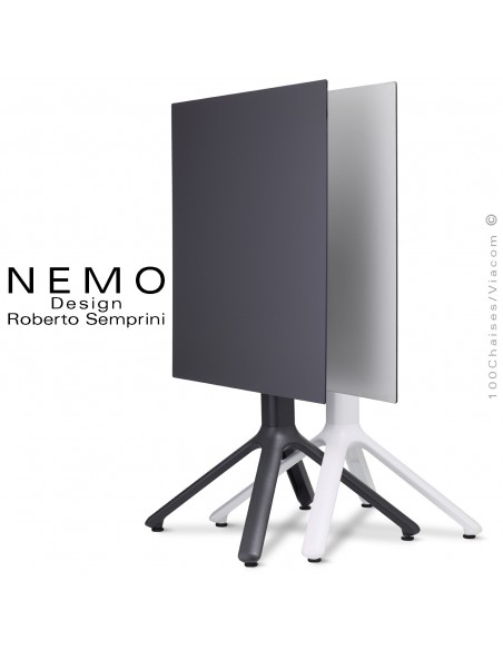 Table NEMO, plateau carré, exemple en situation.