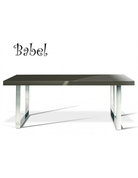 BABEL table structure acier, finition plateau gris réf.: 62