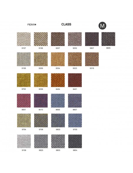 Gamme tissu Class du fabricant FIDIVI.