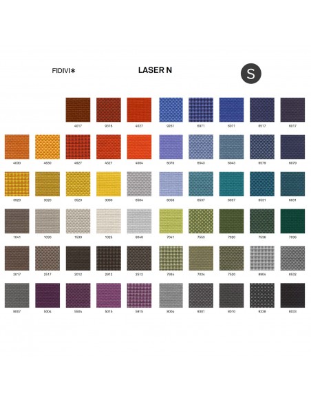 Gamme tissu Laser-N du fabricant FIDIVI.
