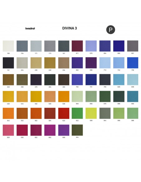 Gamme tissu Divina-3 du fabricant KVADRAT.