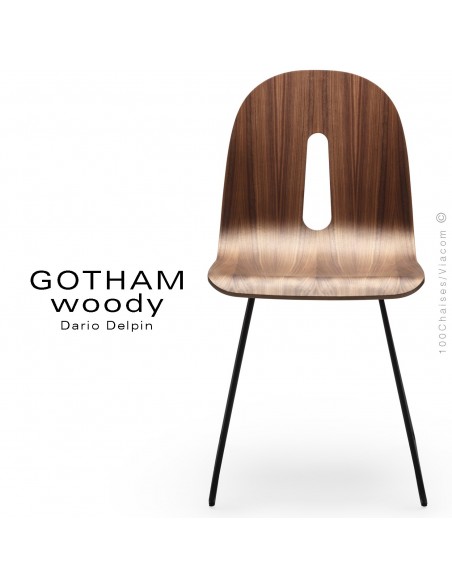 Chaise design GOTHAM WOODY-SL.