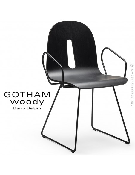 Fauteuil GOTHAM WOODY-SL-P.