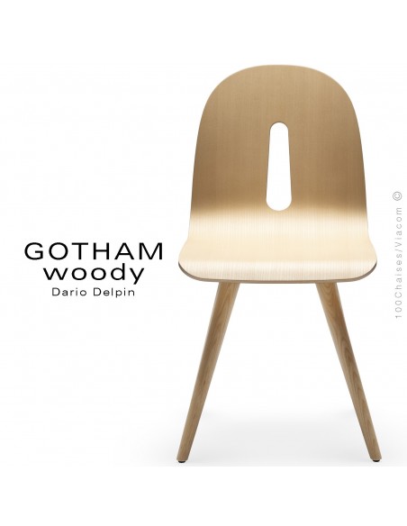 Chaise design GOTHAM WOODY-S.