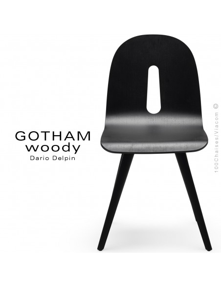 Chaise design GOTHAM WOODY-S.