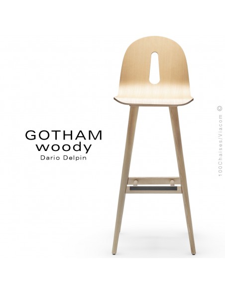 Tabouret de bar GOTHAM WOODY-SG-80.