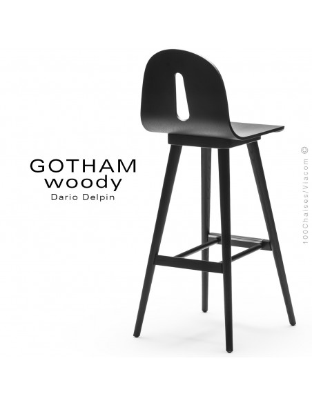 Tabouret de bar GOTHAM WOODY-SG-80.