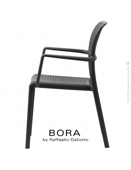 Collection BORA, sturcture et assise plastique couleur.