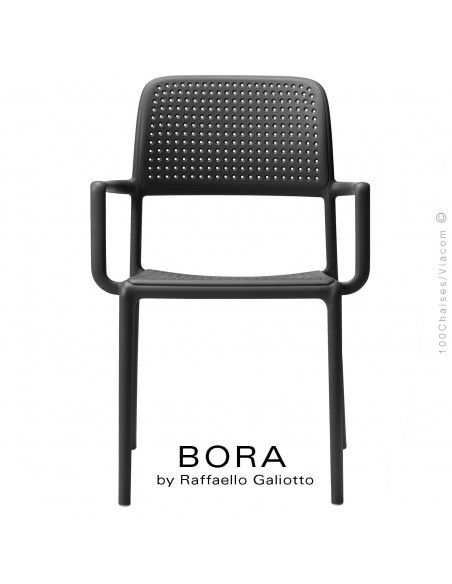 Collection BORA, sturcture et assise plastique couleur.