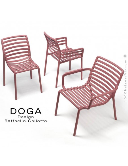 Collection mobilier DOGA, structure plastique, couleur au choix.