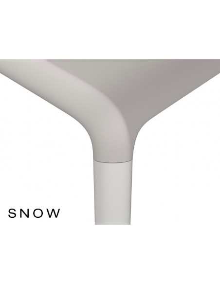 SNOW table pour terrasse, couleur sable (lot de 6 tables).