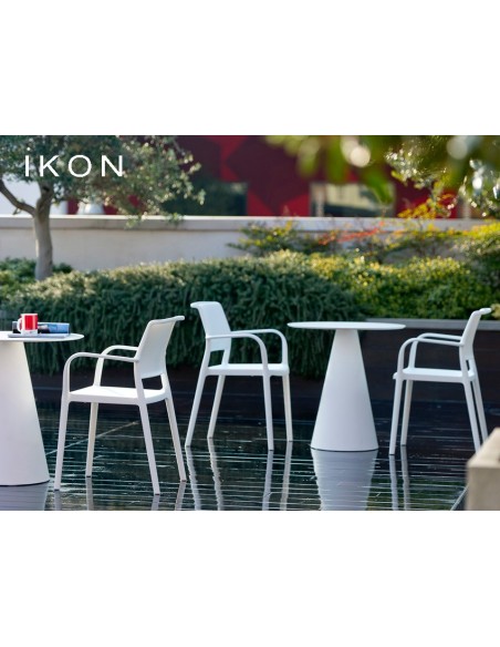 IKON table design conique (lot de 3 tables).