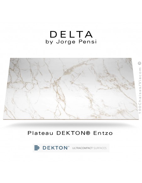 Plateau céramique DEKTON, couleur Entzo.