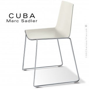 Chaise design CUBA, assise...